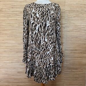 Olivaceous Animal Print Dress